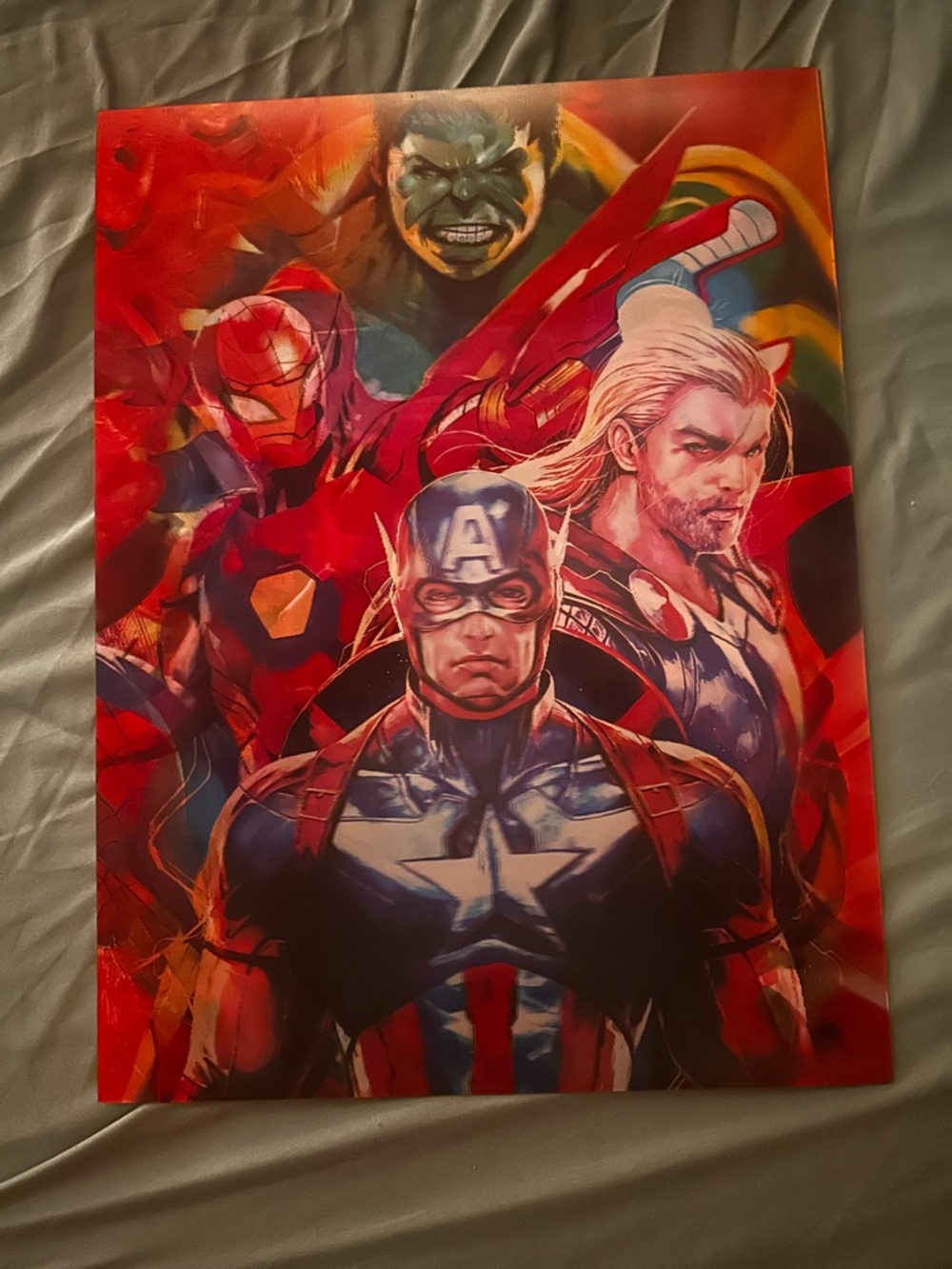 Marvel Avengers Holographic Poster